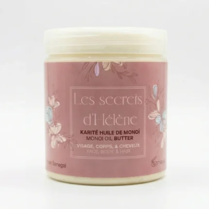 Beurre de karité au monoï pour peau douce et satinée