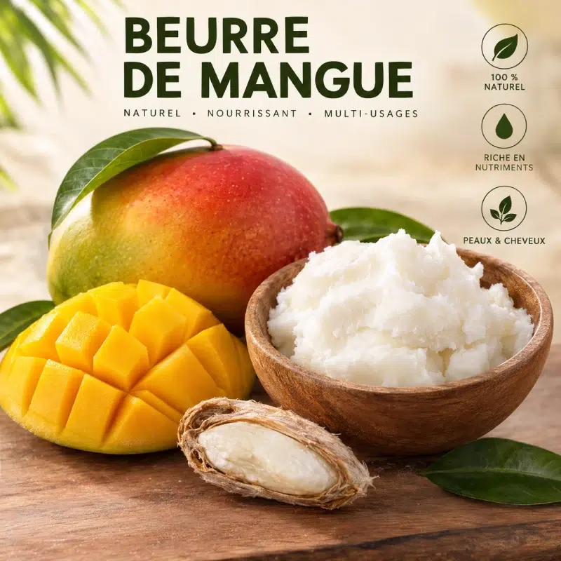 Le beurre de mangue : l'autre trésor végétal venu du fruit 1 Les bienfait du beurre de mangue